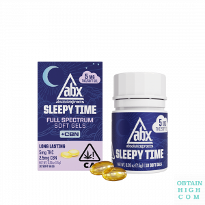 ABX Sleep Time 7.5mg x 10 THC + CBN soft gels